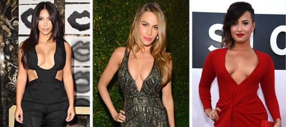 Este años los escotes fueron un "accesorio" que vimos en los mejores eventos y estos fueorn los que se robaron todas las miradas.