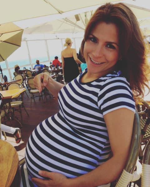 Disfrutó al máximo cada etapa de su embarazo.