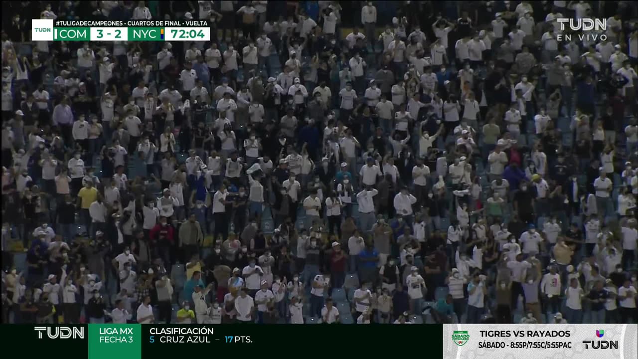 ¡GOL!  anota para Comunicaciones. Lynner García