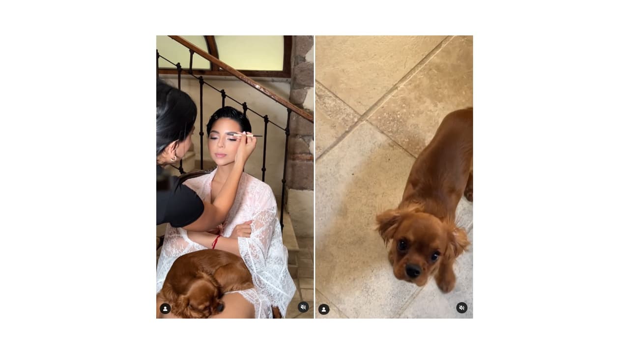 Chichí estuvo cerca de Ángela Aguilar el día de su boda con Nodal.