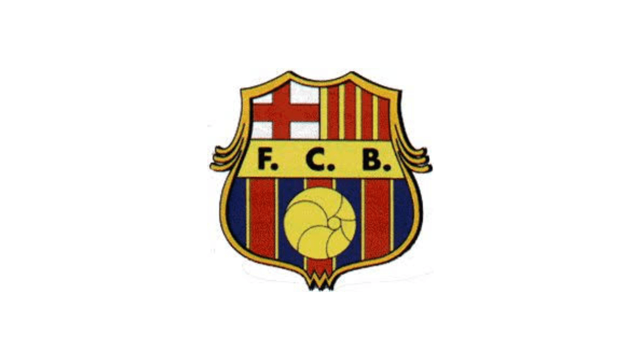 <b>Escudo de 1922</b>: cuando se inaguró el primer estaadio en la historia del Barcelona este era su logo.