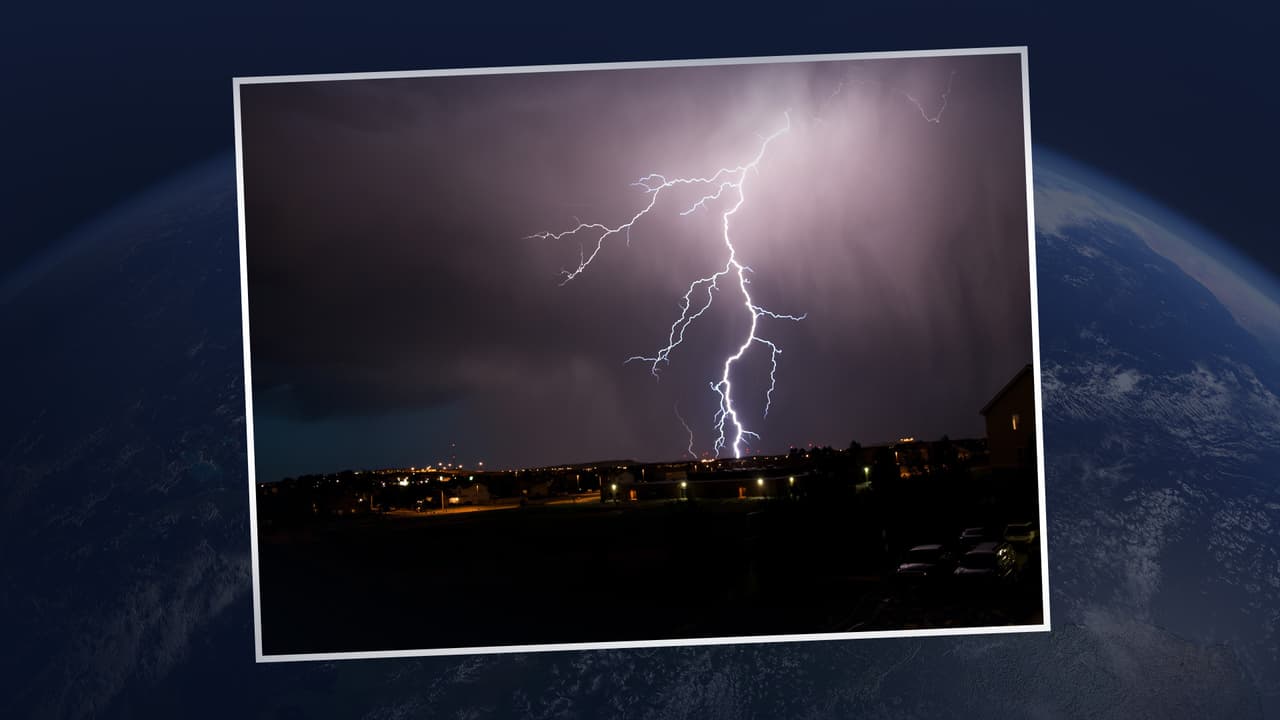 Imagen desde el espacio: así se ven los rayos en una tormenta eléctrica al sur de California