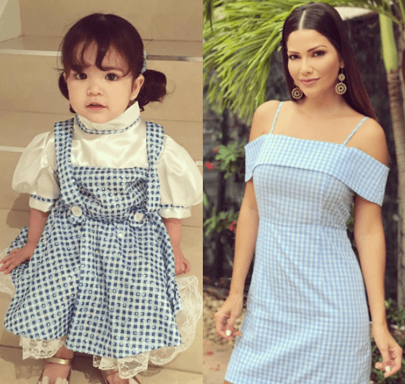 De vez en cuando, Ana Patricia también se inspira en los looks de Giulietta, como en su disfraz de Dorothy.