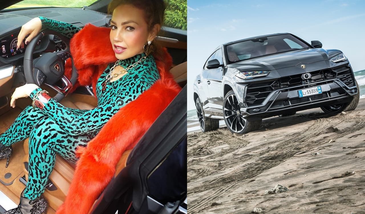 <h3 class="cms-H3-H3"><b>Thalía</b></h3>
<br>
<br>La artista y empresaria mexicana está nominada en la categoría ‘Me Llama La Atención’ por sus ocurrencias y publicaciones en las redes sociales. Aunque no cabe duda que también podría estarlo por su llamativo garaje de carros, donde sobresale esta Lamborghini Urus.
<br>