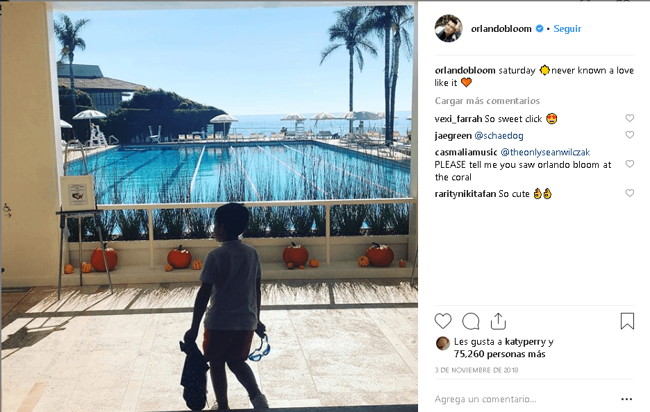 En esa residencia Orlando Bloom convive con Flynn, el hijo de 5 años que tuvo con Miranda Kerr.