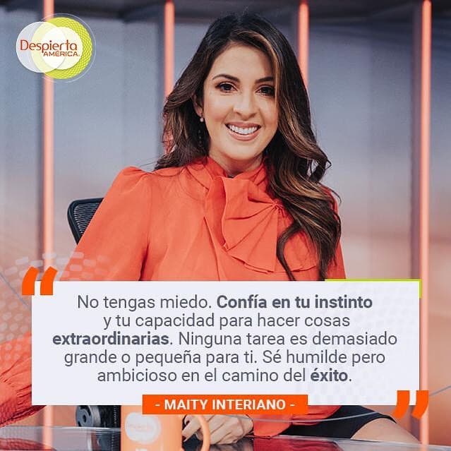 Sin miedo, y con confianza en nosotros mismos, así podemos llegar a cada una de nuestras metas, señala Maity.