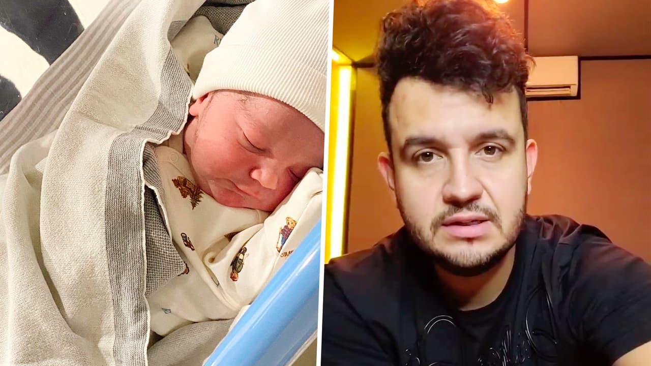 Hospitalizan de emergencia al hijo de Edén Muñoz de casi un mes de vida