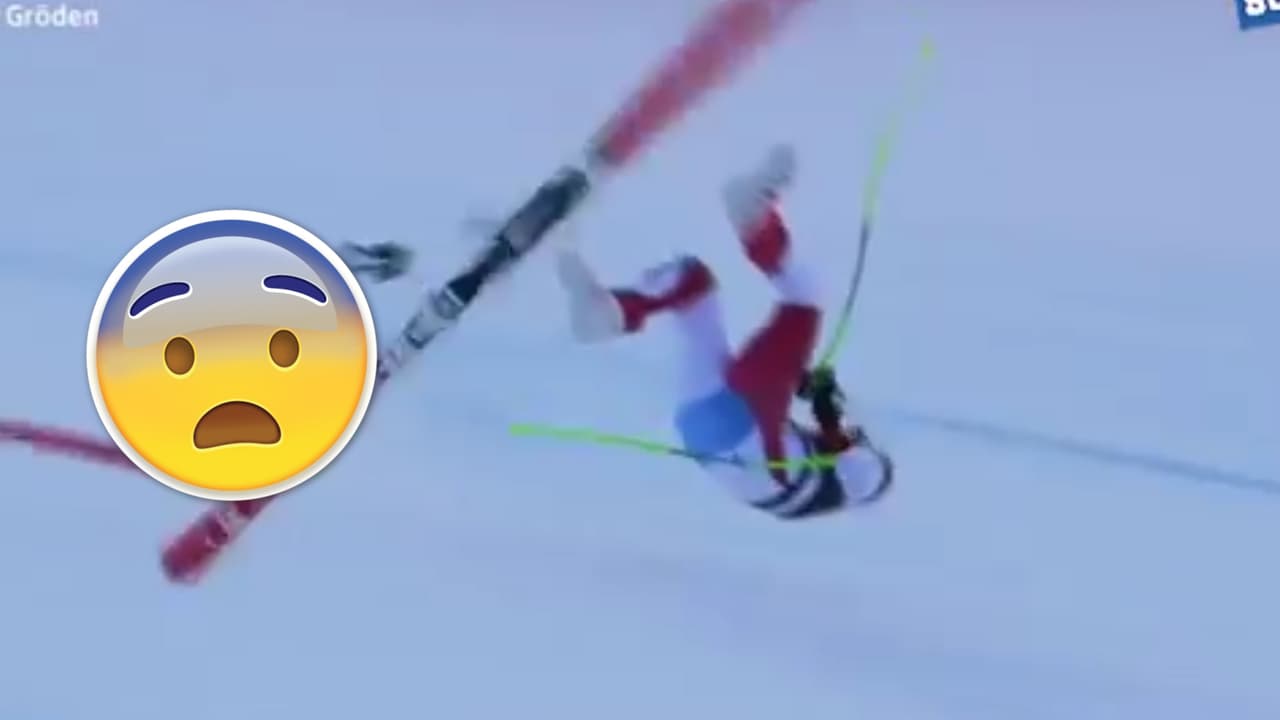 ¡Impresionante accidente! Esquiador en Italia sufre graves lesiones