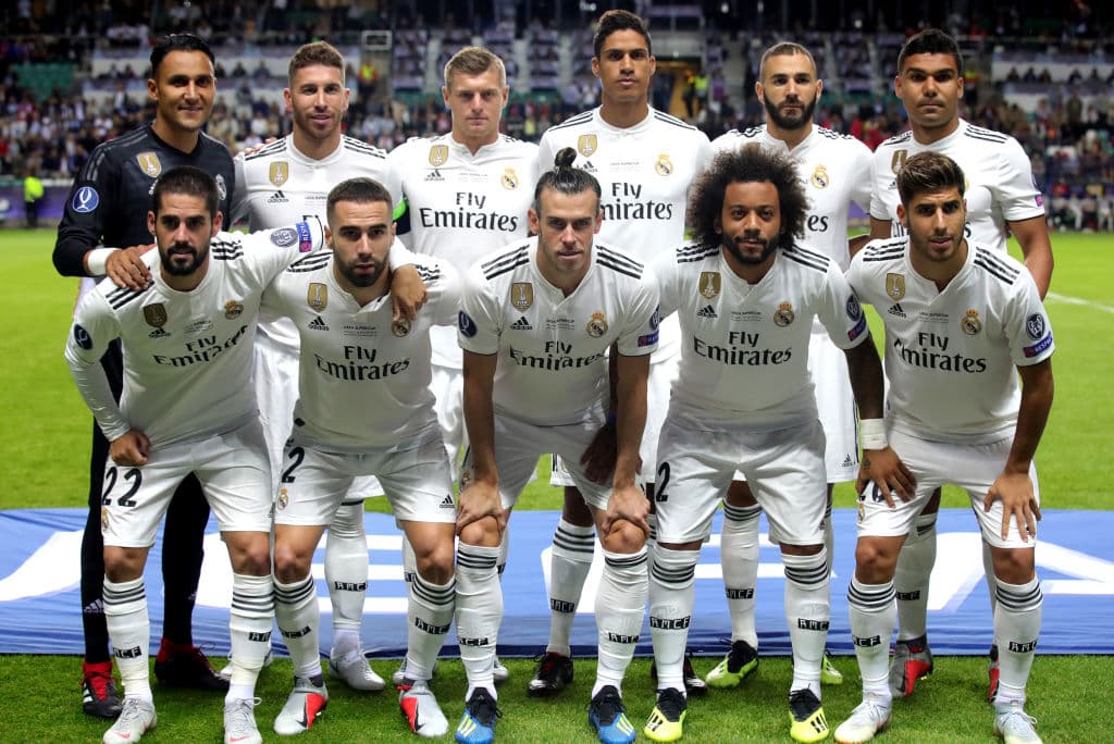 Real Madrid sorprendió en el comienzo del partido con una alineación titular en la que no tuvo al croata Luka Modric.