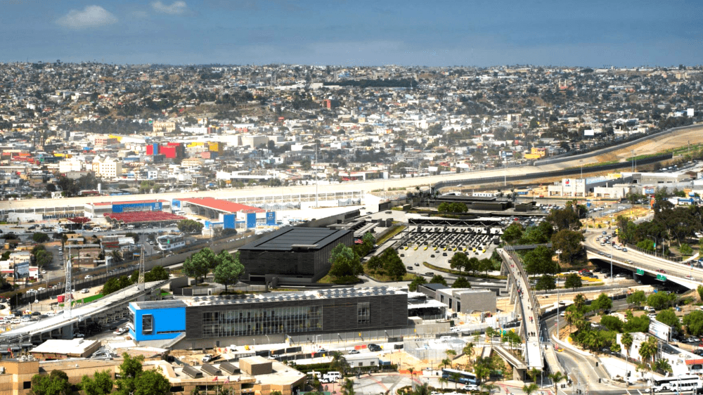 Así está proyectado que quede el cruce fronterizo una vez terminada la tercera etapa de remodelación de la garita de San Ysidro.