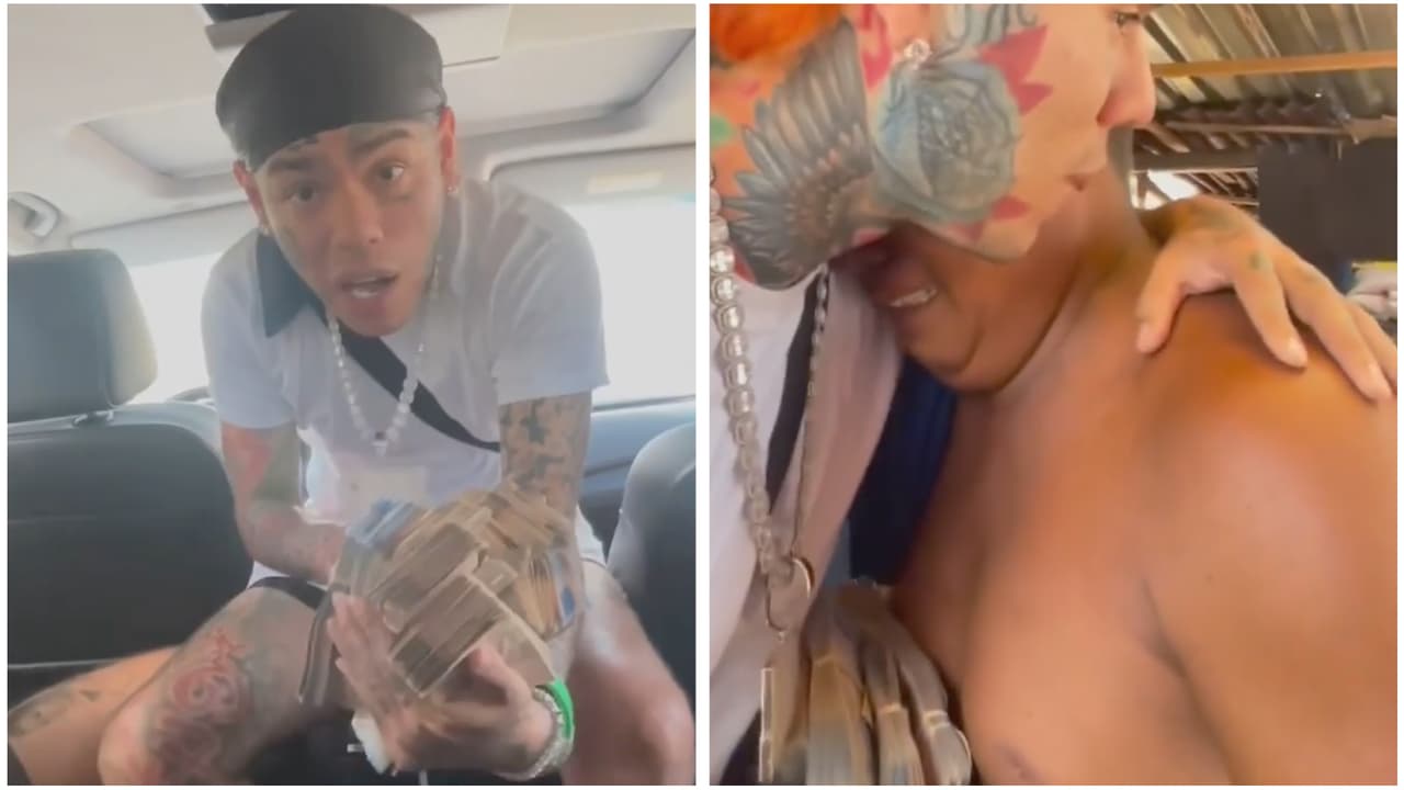 Tekashi regala un millón de pesos a familia de escasos recursos: el papá no pudo contener el llanto