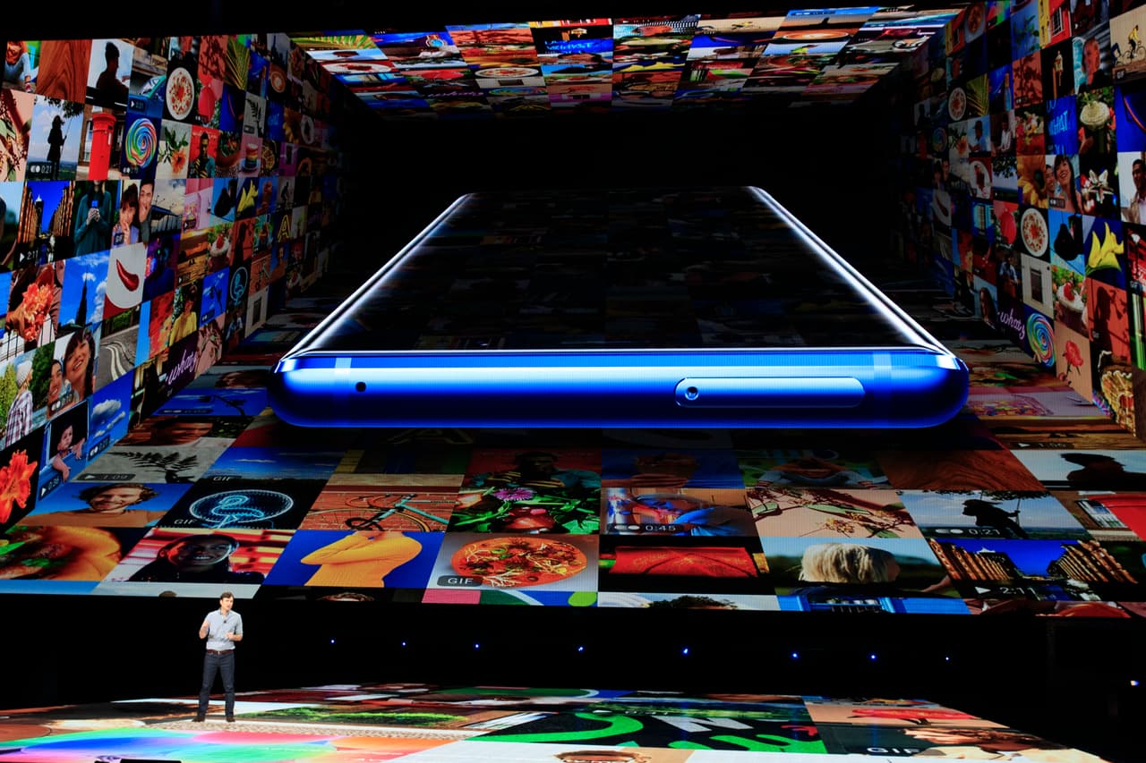 Drew Blackard, director de mercadeo de Samsung pesentó en Nueva York los detalles del Galaxy Note 9, el nuevo lanzamiento de la marca.