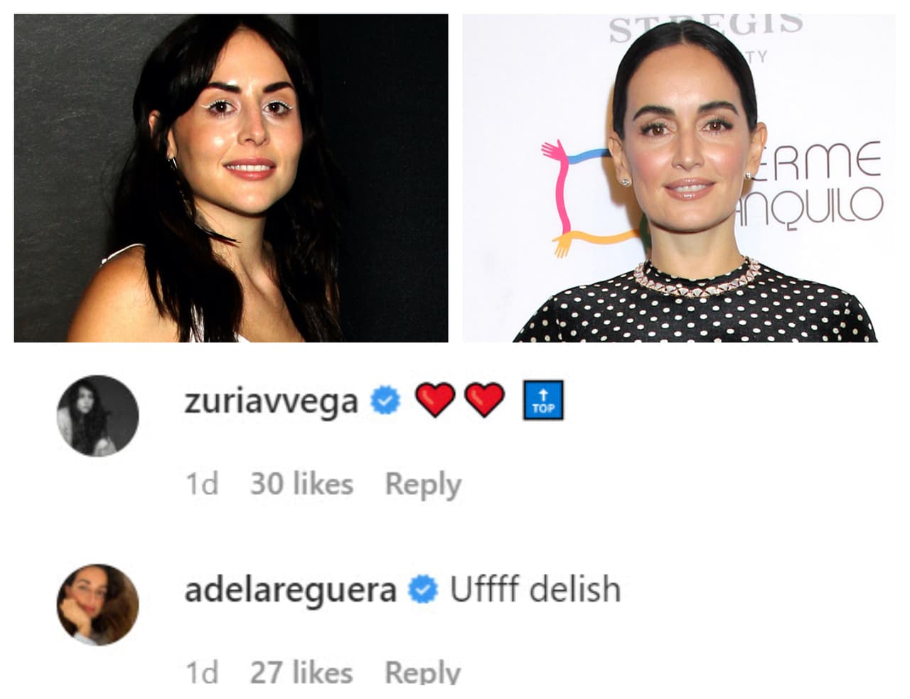 Las nuevas fotos del actor, de 44 años, junto a su novia en la playa provocaron cariñosas reacciones por parte de famosas como Zuria Vega y Ana de la Reguera. 
<br>