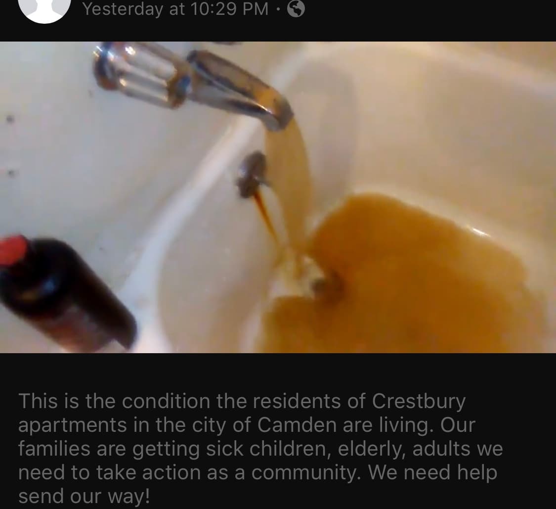 “Nuestras familias se están enfermando, niños, ancianos, adultos, necesitamos tomar acción como comunidad, necesitamos ayuda para hacer llegar nuestro mensaje”, lee la publicación que compartió en su perfil.