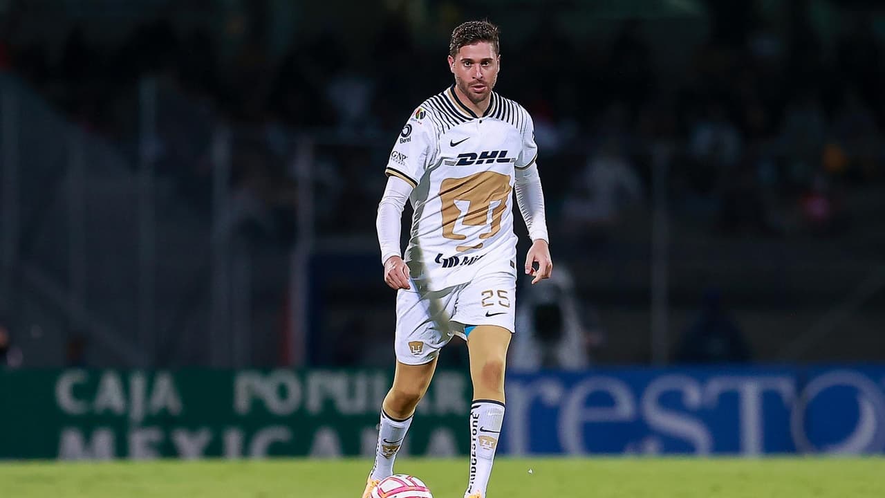 Mal y de malas: los Pumas pierden por lesión al 'Palermo' Ortíz