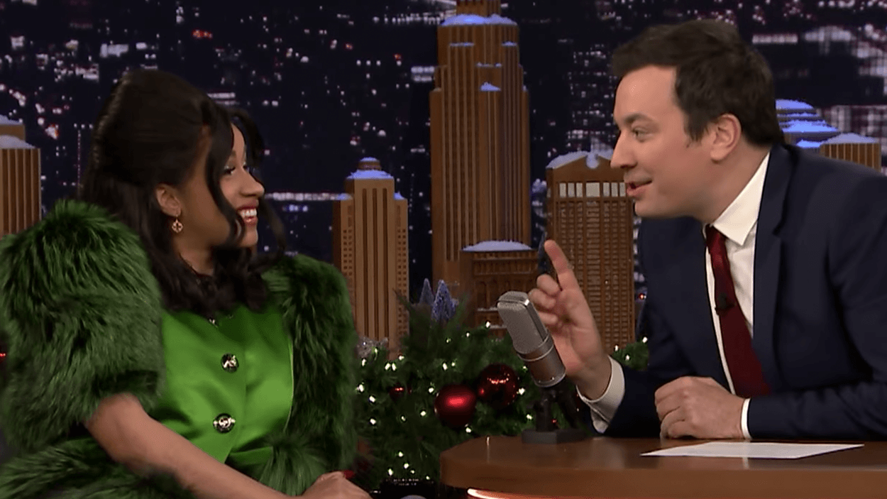Jimmy Fallon can't get enough of Cardi B in this interview