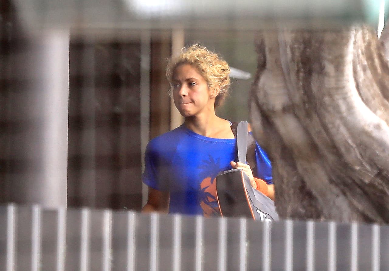 Desde que agarró la raqueta de tenis no la puede soltar.