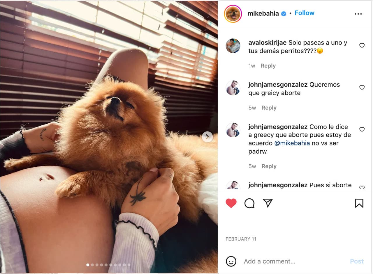 Con bailes y fotos, nos dejaron vivir sus más íntimos momentos de los 9 meses de gestación de Kai.