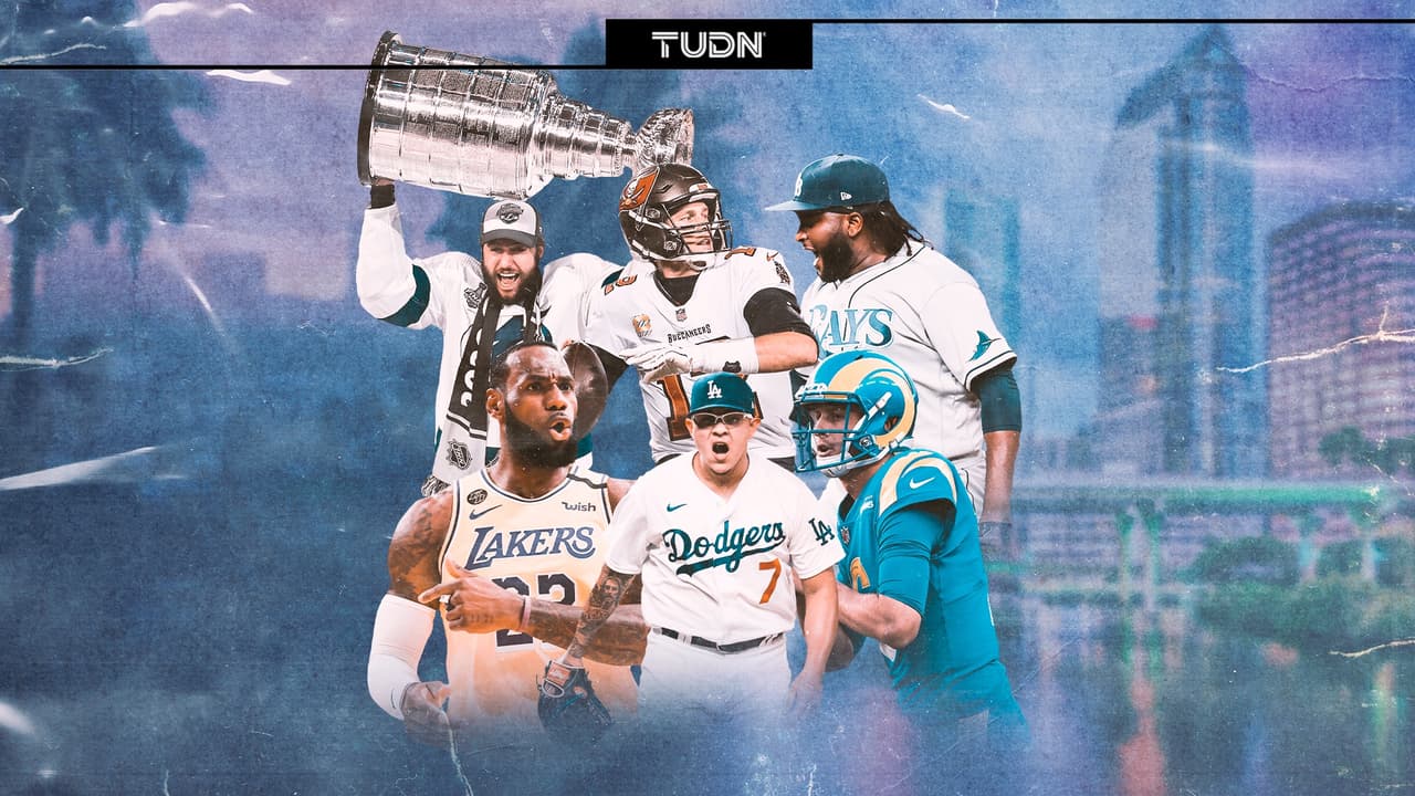En 2020, Tampa Bay y Los Angeles dominan el deporte estadounidense