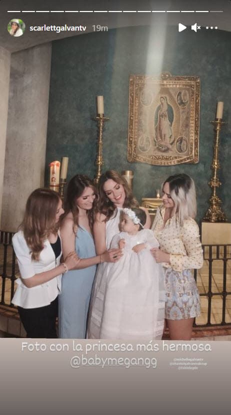 La pareja estaba muy emocionada de que su hija se 
<b><a href="https://www.univision.com/famosos/michelle-galvan-y-su-esposo-ya-tienen-competencia-baby-megan-ya-reconoce-una-tercera-voz-video">conectara con sus raíces mexicanas</a></b>, pues era la primera vez que estaba en tierra azteca.