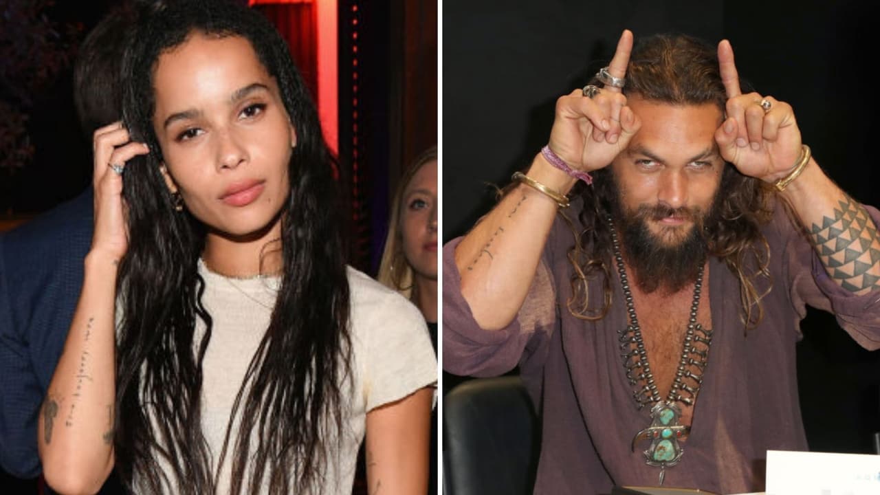 Jason Momoa y Zoe Kravitz tatuajes