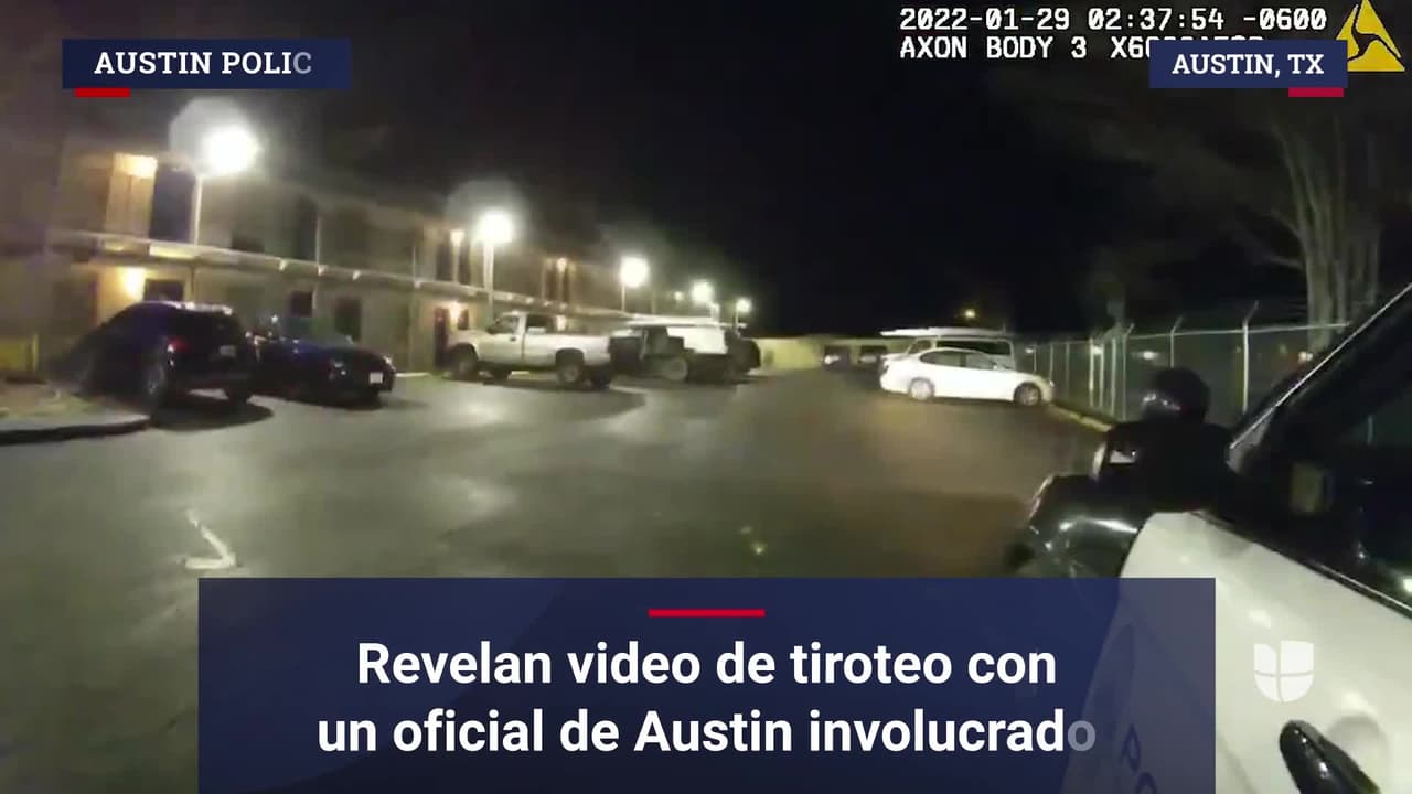 Revelan video de tiroteo con un oficial de policía de Austin involucrado