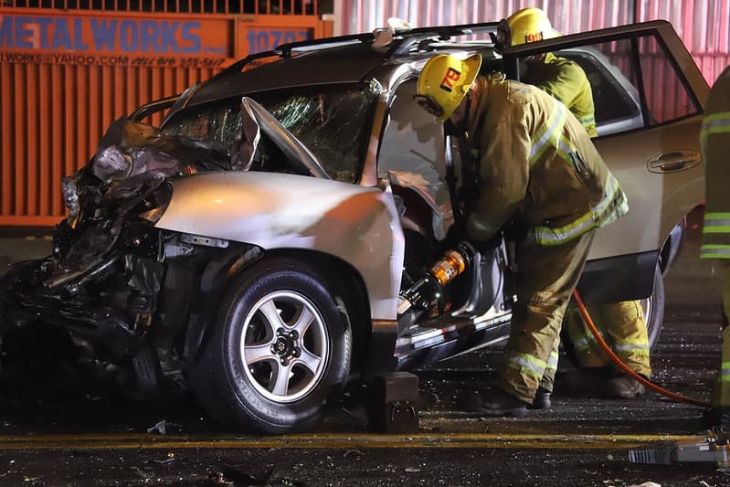 Este accidente ocurrió el pasado 18 de octubre a las 3:47 a.m. en la intersección de San Fernando Rd y Van Nuys Blvd en Pacoima.