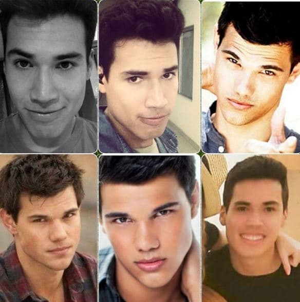 Tiene muchas fanáticas y con frecuencia le recuerdan que es guapo y que es muy parecido con estrellas famosas de Hollywood.