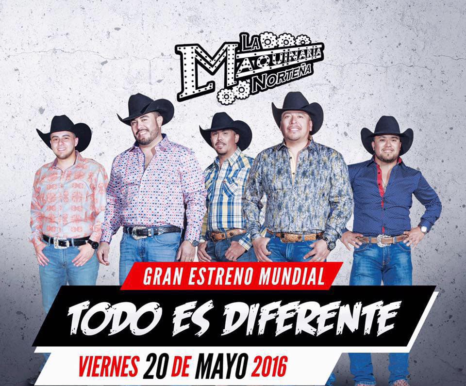 "Todo Es Diferente", lo nuevo de La Maquinaria Norteña en Uforia