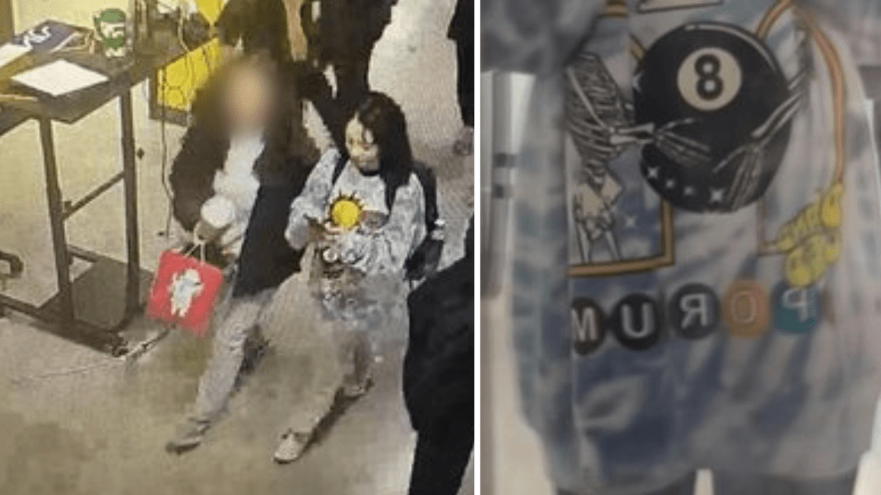 Esta es la ropa que traía puesta Alize Maldonado el día que desapareció, dijo su madre.