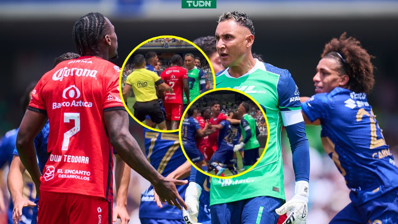 Keylor Navas explota y protagoniza bronca en el Pumas vs. Mazatlán
