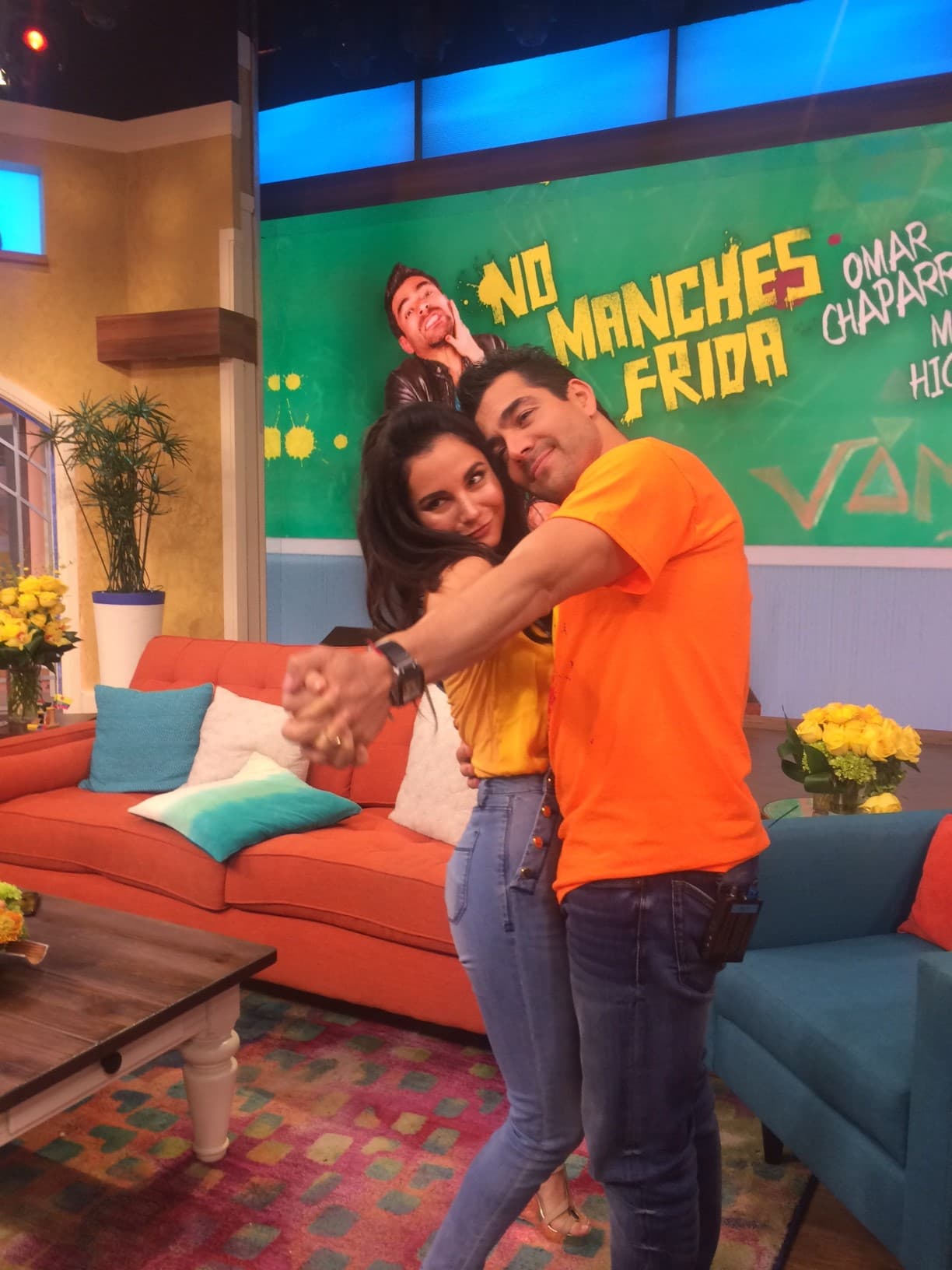 Martha Higareda y Omar Chaparro nos contagiaron de su buen humor y actitud positiva.