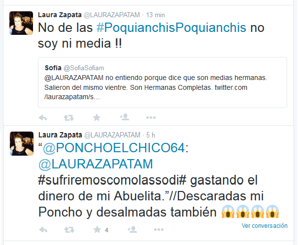 Decenas de comentarios como éstos fueron retuiteados y citados por la actriz.