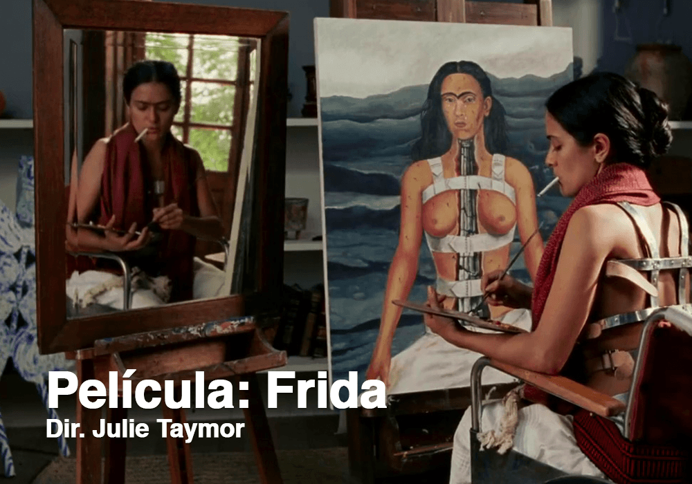 <b>Película: Frida</b>
<br>La vida tormentosa de la icónica pintora mexicana es retratada en esta película Estadounidense. La artista es protagonizada por nada menos que Salma Hayek.
<br>
<br>
<i>Lunes, 22 de Abril @ 11 a.m.</i>
<br>
<i>Kingsbridge Library Adults</i>