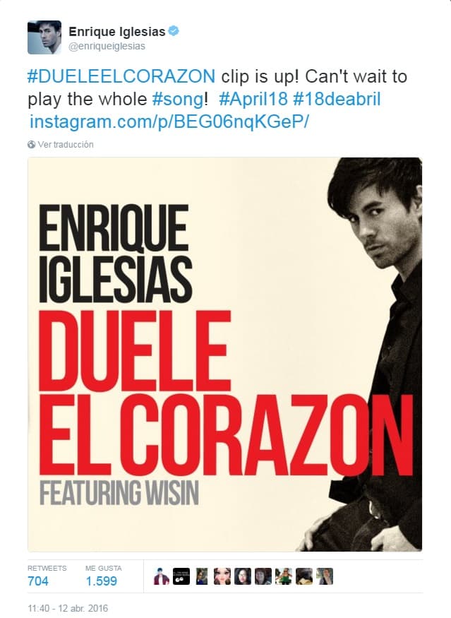 Con este tipo de publicaciones el ídolo causó revuelo en la red.