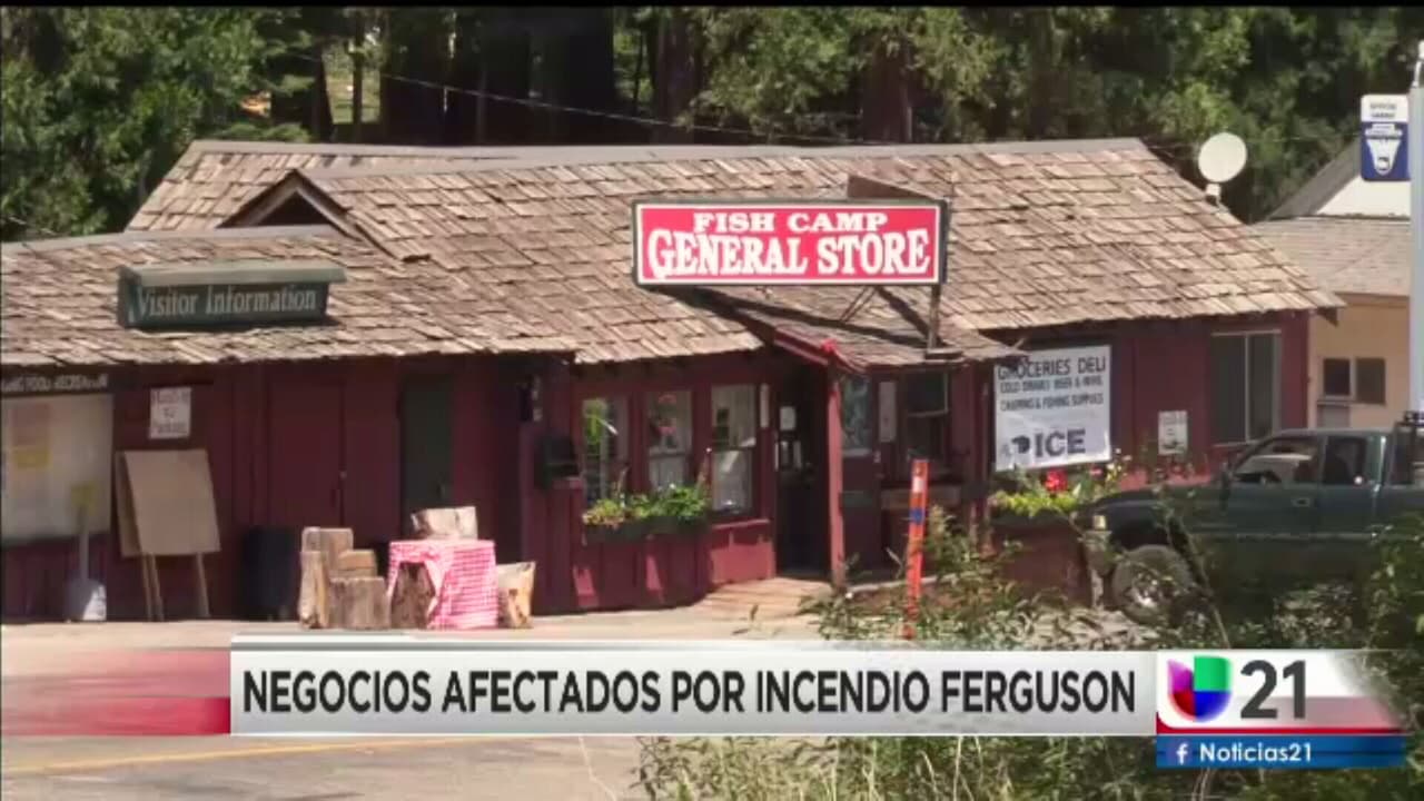 Negocios afectados por el incendio Ferguson