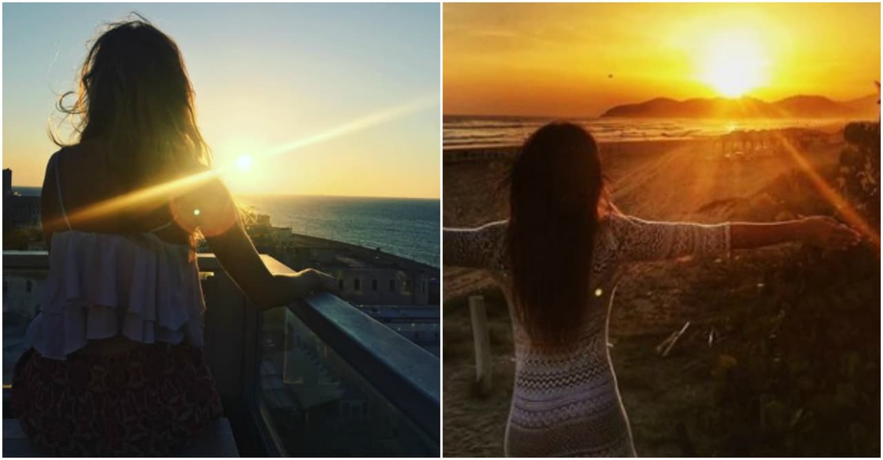 Hasta disfrutan la belleza que ofrece la naturaleza casi de la misma manera.