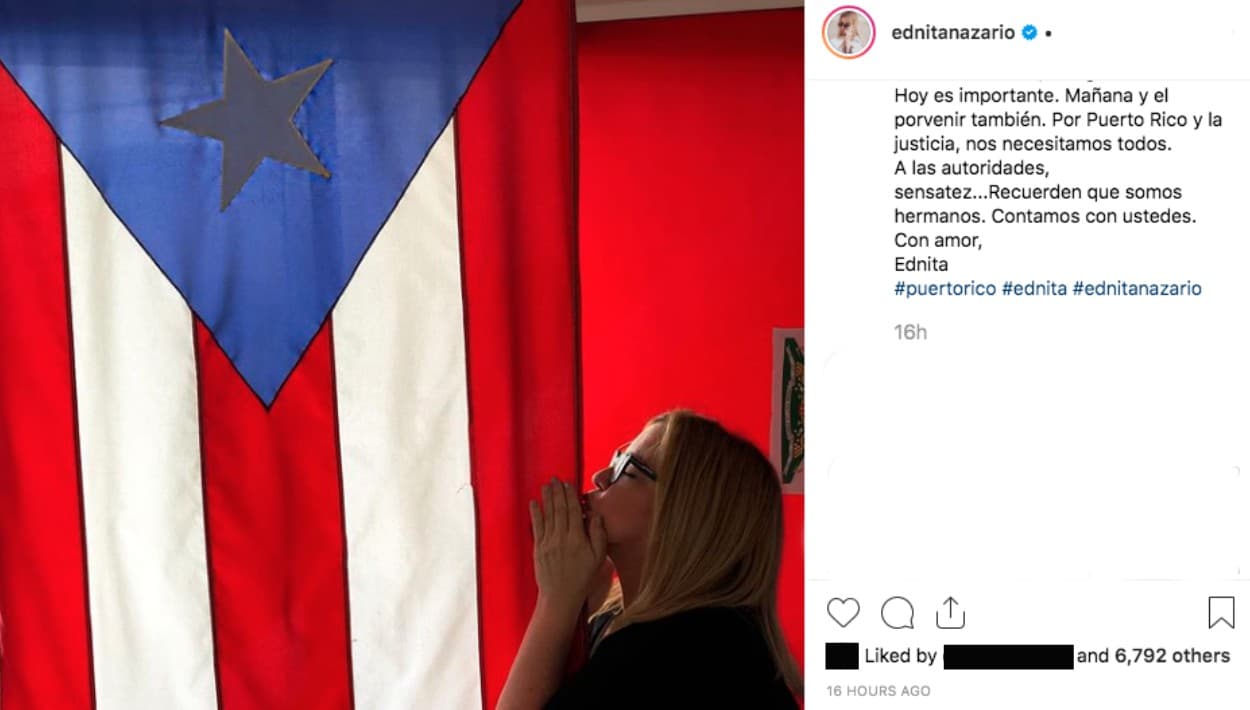 "Aprovechemos esta cita con nuestra historia para exponer nuestro sentir", aconsejó por su parte la cantante puertorriqueña
<b>Ednita Nazario</b>, quien insistió además en que debe imperar el respeto.