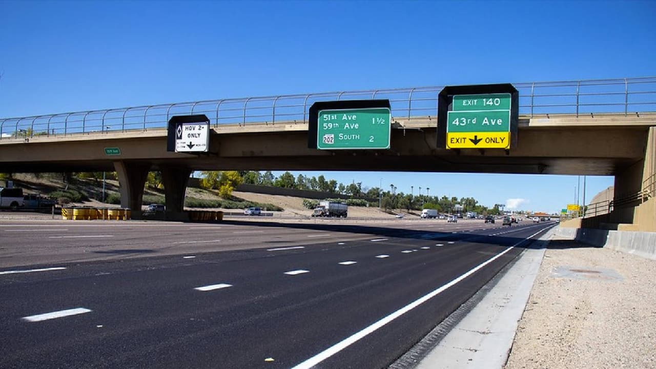 Anuncian cierres y restricciones en la Interestatal 10 al oeste de Phoenix 