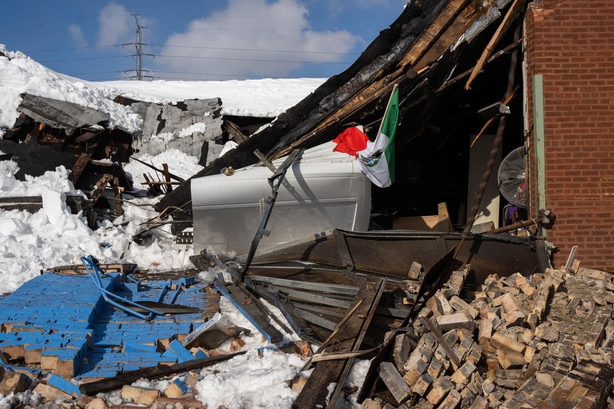 Este martes a las 9:20am otro edificio vacío en la cuadra 700 W 91 calle según la policía de Chicago.