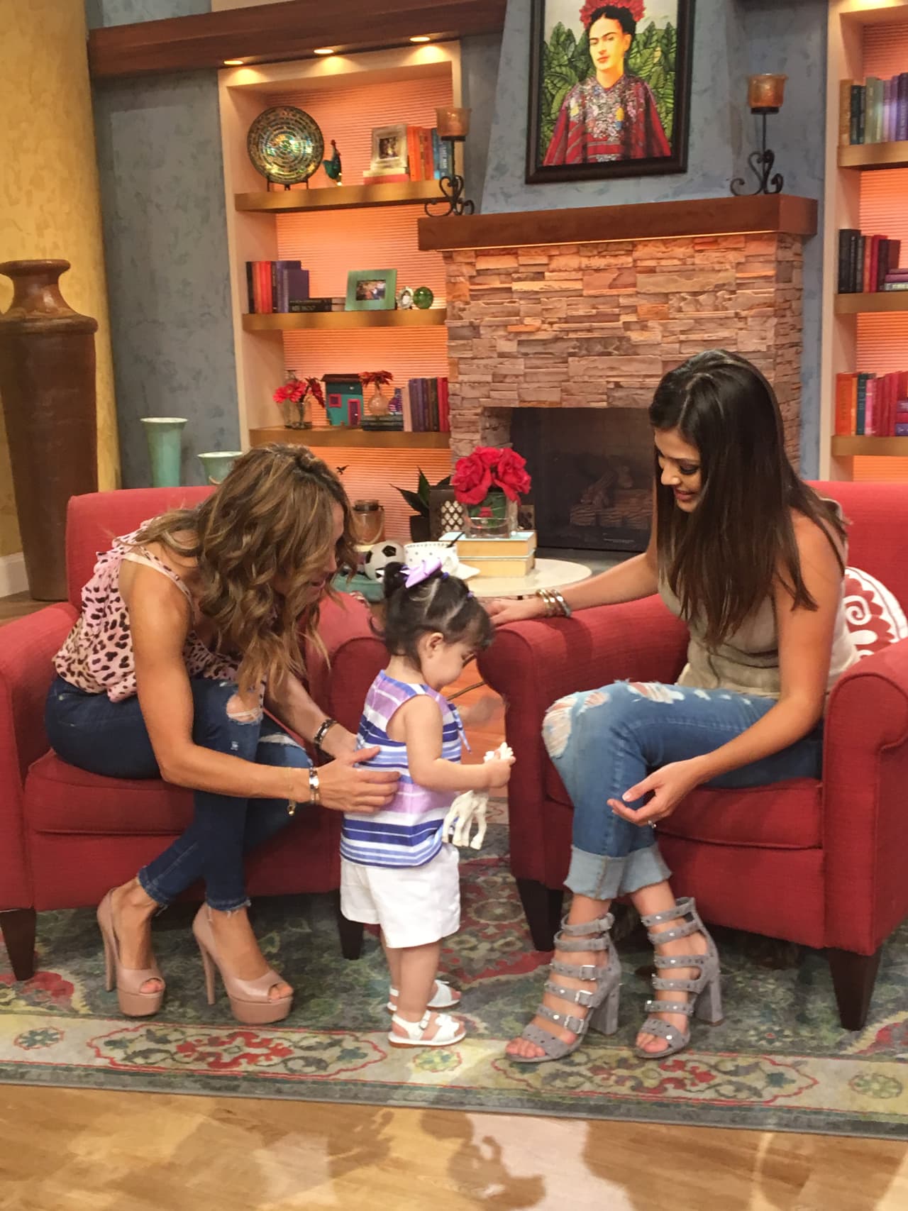 A Giulietta le encanta acompañar a su mami a trabajar.