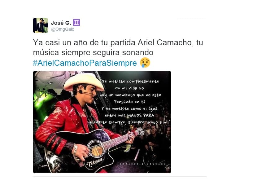 Para muchos, ha sido complicado superar su partida, sobre todo porque se sabía que era un joven entregado a su profesión de músico.