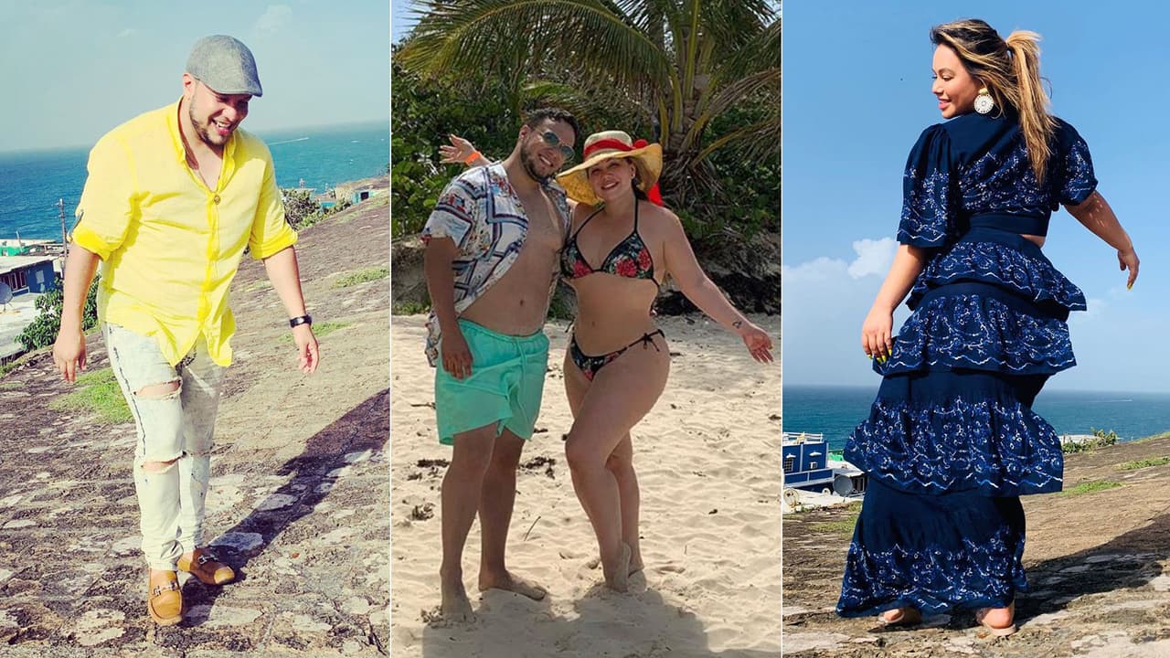 Chiquis en candente bikini, disfruta de su luna de miel en Puerto Rico con Lorenzo