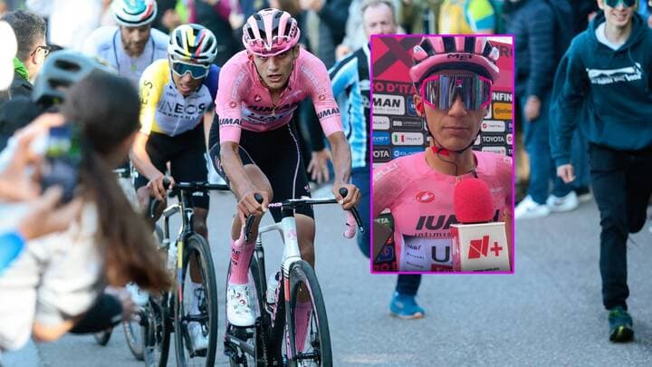 Isaac del Toro sobre el Giro: “Creo que en mi país no saben lo difícil que es esto"