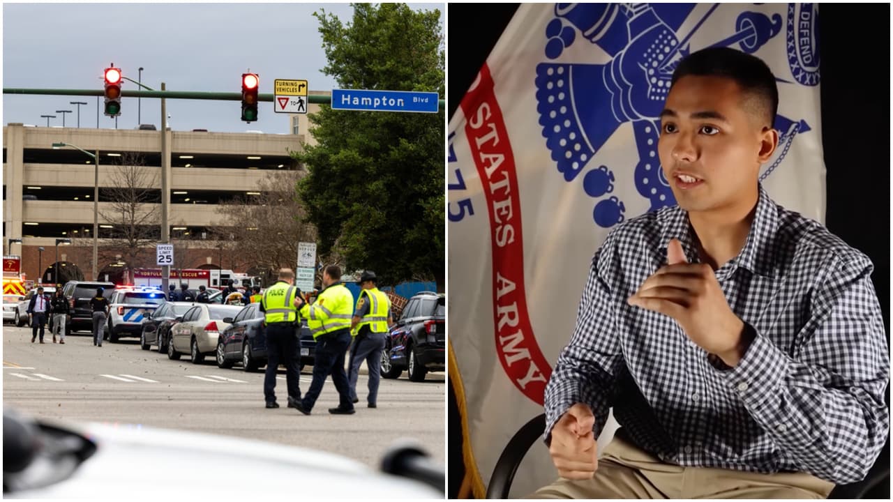 “Entré y comencé a apuñalarlo”: cadete hispano recibe Corazón Púrpura tras enfrentar a pistolero en aula de Virginia
