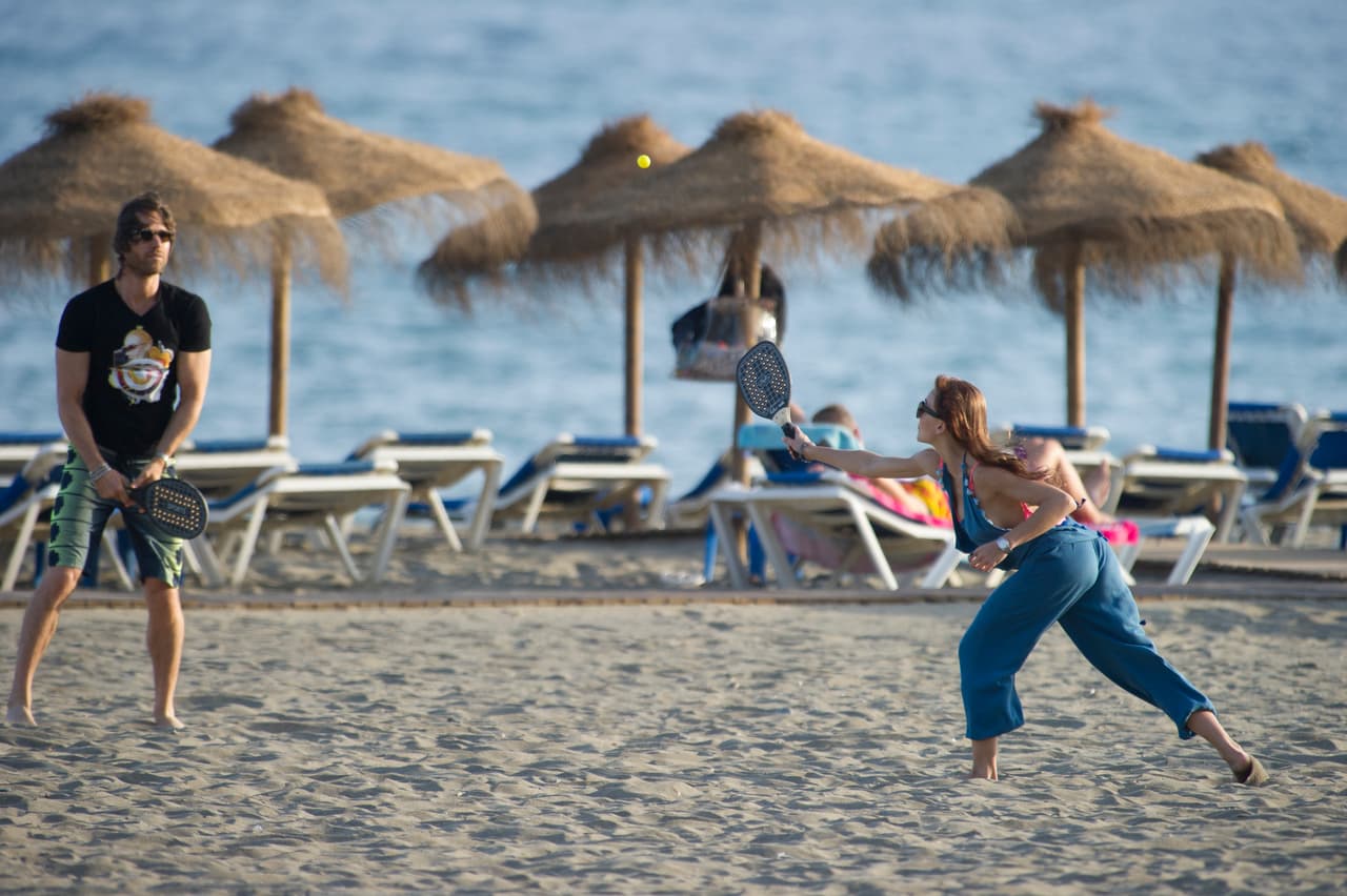 Vaya que la actriz tiene habilidad para este deporte.