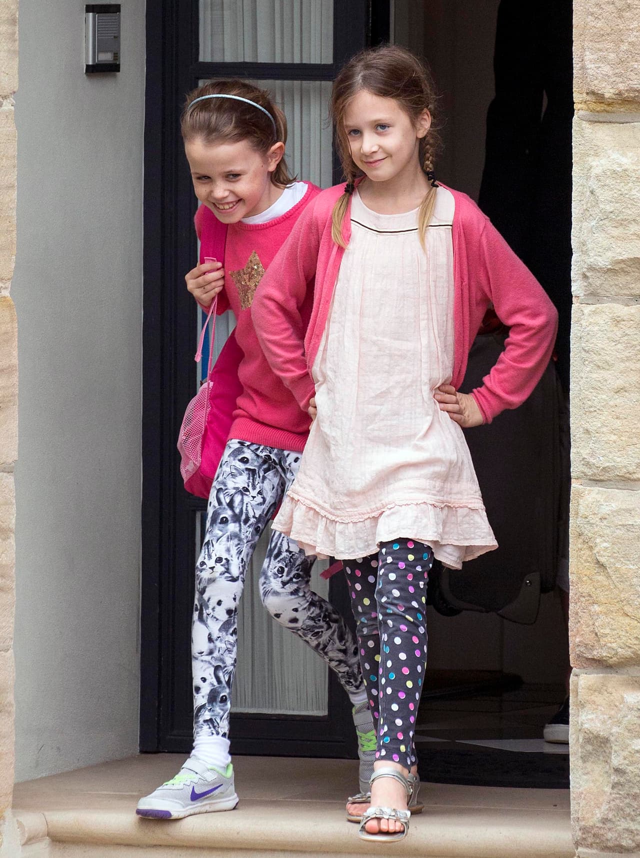 Y ahí estuvieron acompañadas de su primita.