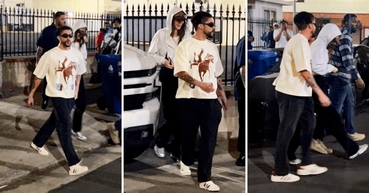 Bad Bunny y Kendall Jenner usaron outfits coordinados