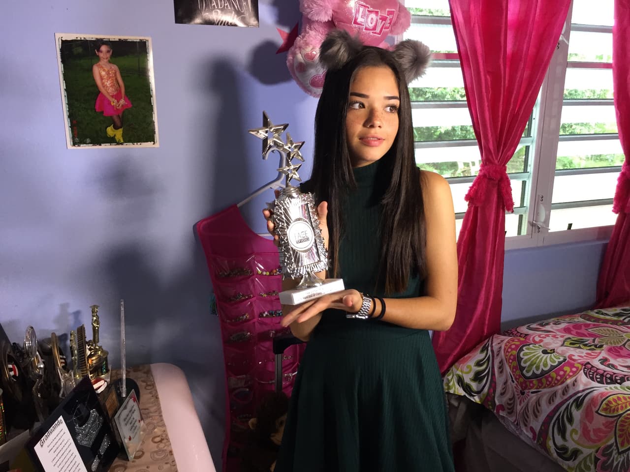 Otra de sus colecciones son los premios que ha ganado.