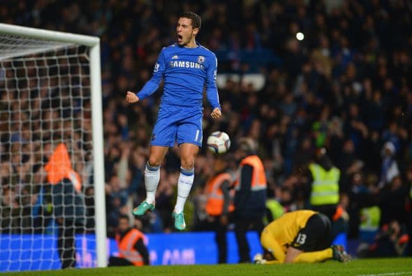 El belga Eden Hazard lo anotó y cumplía.